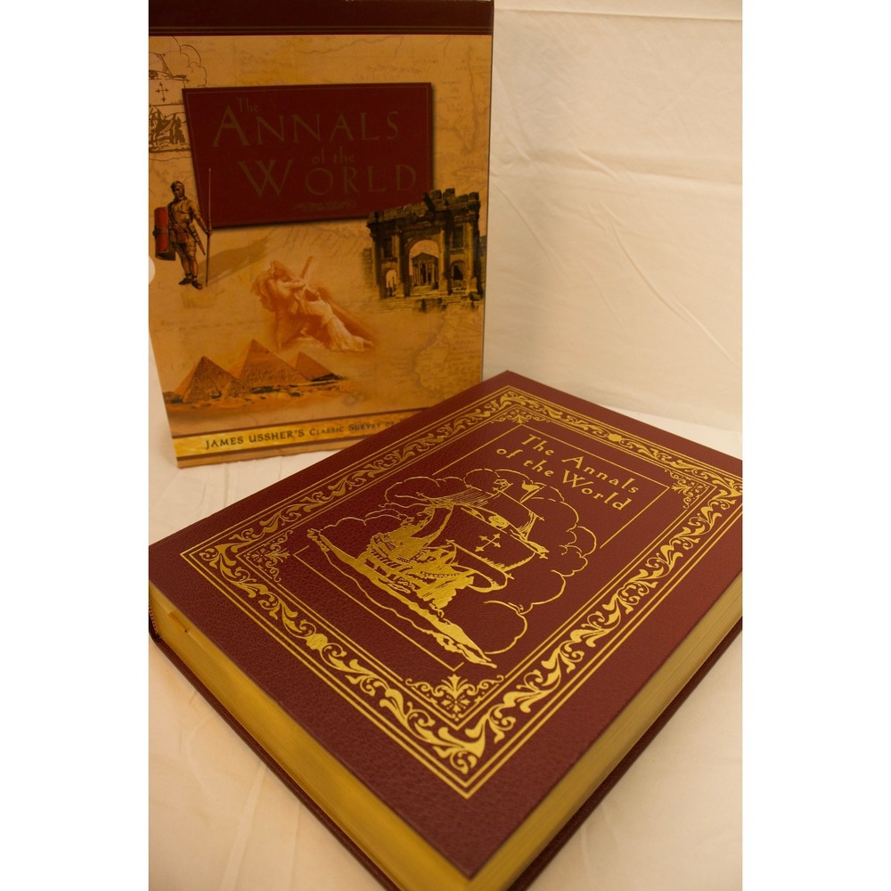 The Annals of the World James Ussher Hardcover Slipcase CD-ROM Master Books F-4